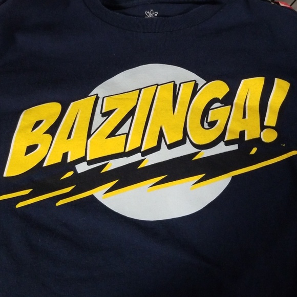 Official The Big Bang Theory BAZINGA Tee - Picture 2 of 3